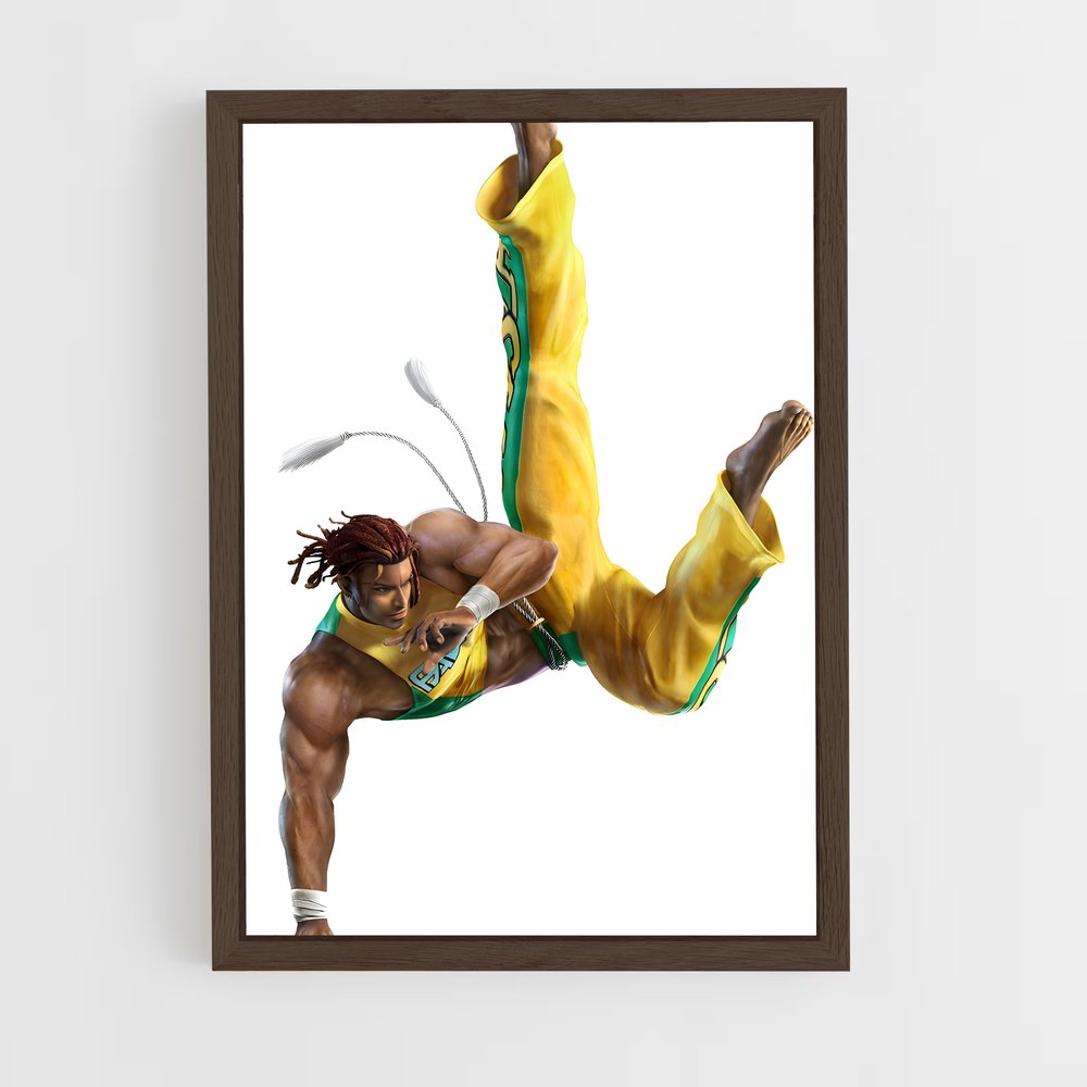 Poster Eddy gordo – affiche Capoeira (vue 5)